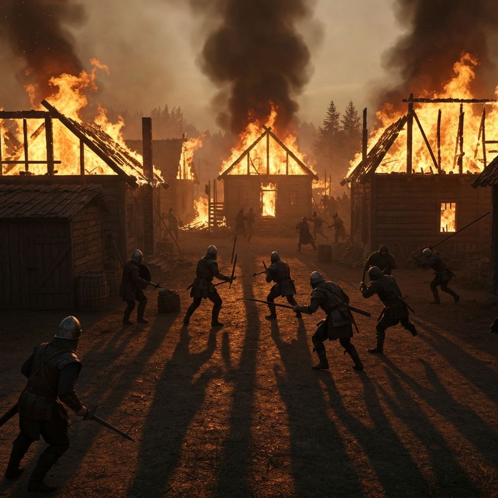 A martial arts practitioner performing a flowing movement at dawn
